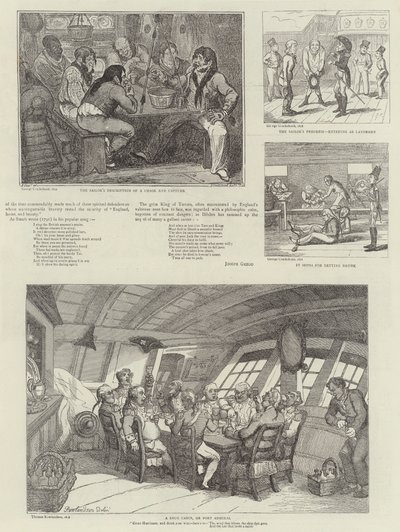 皇家海军展览中的幽默艺术 作者 George Cruikshank