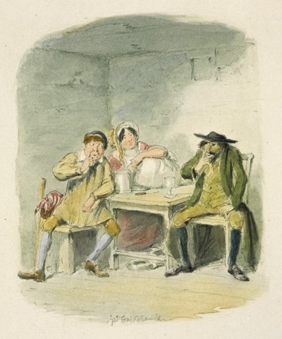 奥利弗-忒斯特》插图 作者 乔治·克鲁克申克