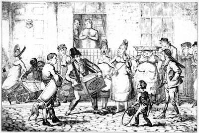 萨瓦人，1818年。 作者 乔治·克鲁克申克