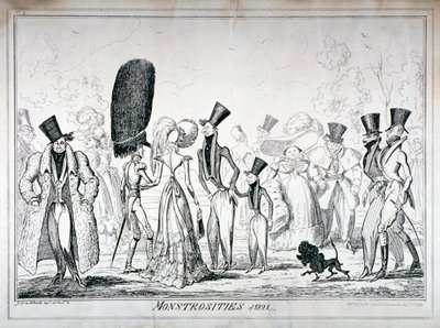 1821年的怪事》，1835年。                                             作者 乔治·克鲁克申克
