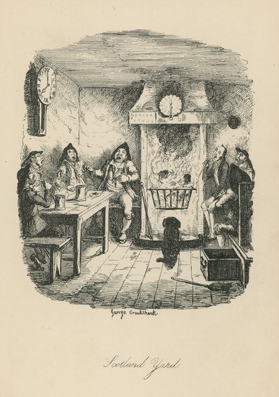 George Cruikshank的苏格兰场 作者 乔治·克鲁克申克