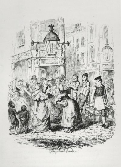 Seven Dials，c.1836 作者 乔治·克鲁克申克