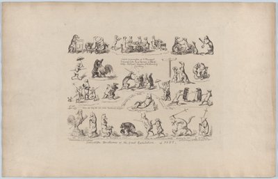 大展览会的一些趣闻，1851年，1851年。 作者 乔治·克鲁克申克