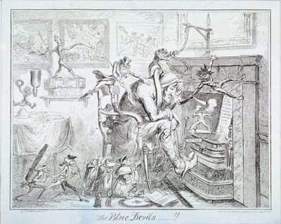 蓝魔》，1835年 作者 乔治·克鲁克申克