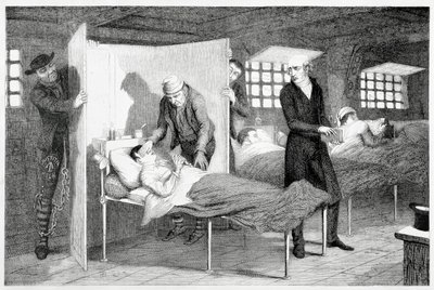 男孩死在运输船上》，1848年 作者 乔治·克鲁克申克