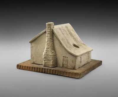 小木屋墨池c。 1900（陶器） 作者 乔治·E·厄尔