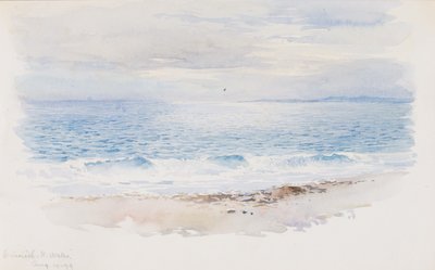 威尔士北部Criccieth，1899年。 作者 乔治·埃尔伯特·布尔
