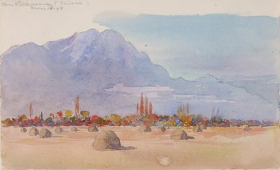 瑞士Villeneuve附近，1898年。 作者 乔治·埃尔伯特·布尔