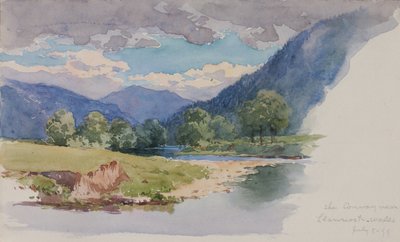 1899年，威尔士Llanrwst附近的The Conway。 作者 乔治·埃尔伯特·布尔