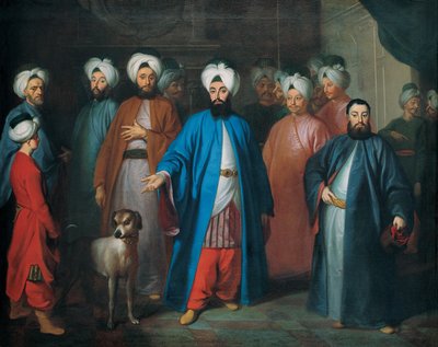 穆罕默德·赛义德·埃芬迪（Mehmed Said Efendi）及其随从 作者 乔治·恩格哈特·施罗德