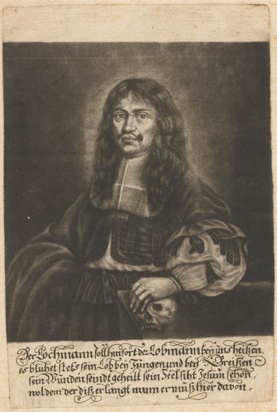 迈克尔·洛克曼 (1630-1674) 作者 乔治芬尼泽
