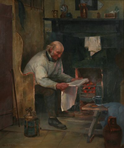 知足，1895年 作者 乔治·菲克林