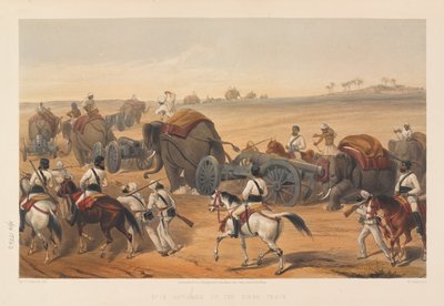 《围攻列车的前进》，1857年 作者 乔治·弗兰克林·阿特金森