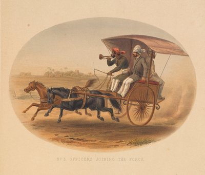 大约在1857-1858年的“官兵参军” 作者 乔治·弗兰克林·阿特金森