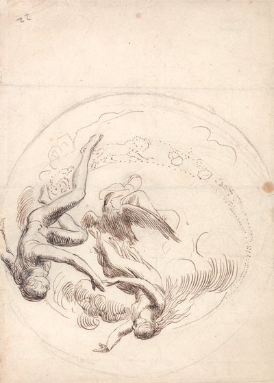 圆形天花板装饰研究 作者 George Frederic Watts