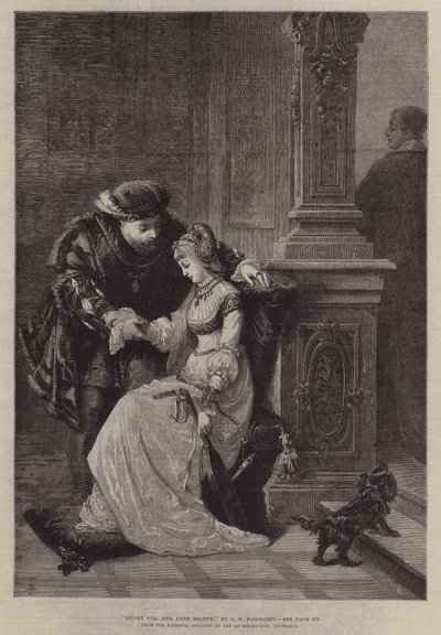 Henry VIII和Anne Boleyn 作者 George Frederick Folingsby