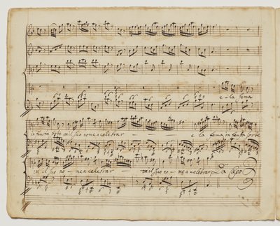 Preggio是sol d&39;un alma forte，f.6v来自“Ainalall [原文] Rinaldo的歌曲”，c.1717 作者 乔治·弗雷德里克·汉德尔
