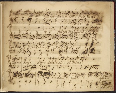 R.M.20.f.12，no.2 杂集和选集卷 VI.，约 1735-50（纸上墨迹） 作者 乔治·弗雷德里克·汉德尔