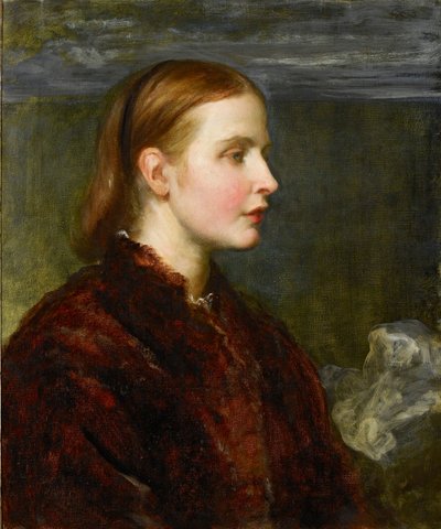 伊丽莎-安-奥格威小姐，1866年 作者 乔治·弗雷德里克·沃茨