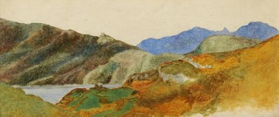 山地景观，1843-47 作者 乔治·弗雷德里克·沃茨