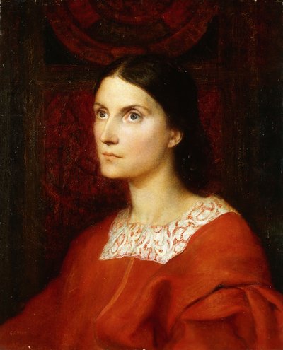 伍尔弗顿夫人肖像，nee Georgina Tufnell， 作者 乔治·弗雷德里克·沃茨