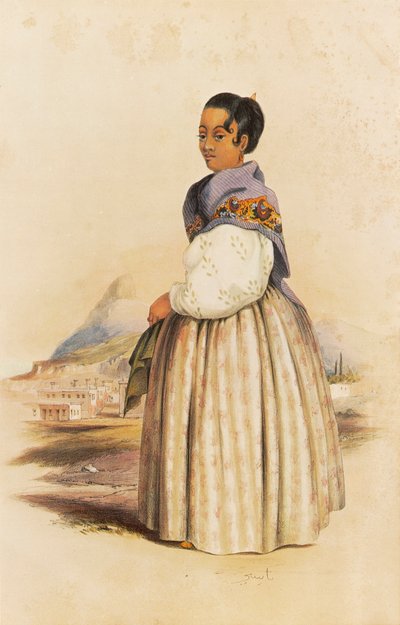 Nazea，开普敦受人尊敬的马来牧师卡雷尔的妻子 作者 乔治·法国·安加斯