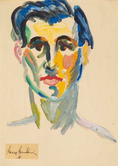 自画像。 作者 George Gershwin