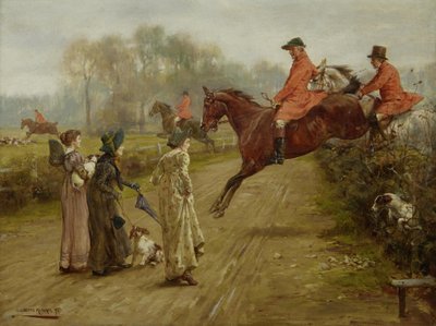 看着亨特，1895年 作者 George Goodwin Kilburne