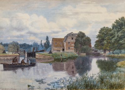 Hemingford Mill，On the Ouse，Huntingdonshire 作者 乔治·戈登·弗雷泽