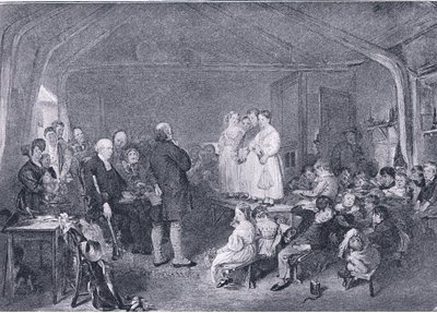 1893年，Cassell and Company的“艺术杂志”1893年在学校教室中进行了教学 作者 乔治·哈维