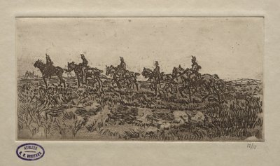 骑兵场景 作者 乔治·亨德里克·布雷特纳