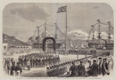 英国北美威尔士亲王的进步，他的殿下登陆哈利法克斯 作者 George Henry Andrews