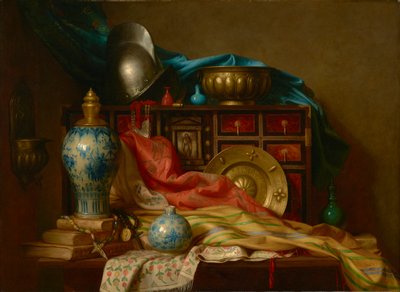 来自大马士革、罗马和塞维利亚的砖块 1880 年（布面油画） 作者 乔治·亨利·霍尔