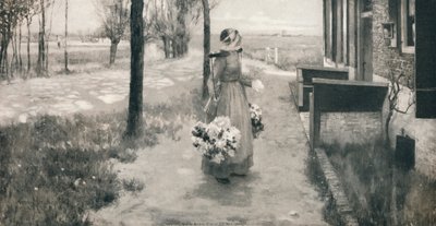 荷兰的卖花姑娘，1887年，1912年 作者 乔治·希区柯克