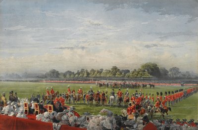 维多利亚女王，海德公园于1857年6月26日首次发行，由亨利格雷夫斯公司出版，1858年6月25日 作者 乔治·侯斯曼·托马斯