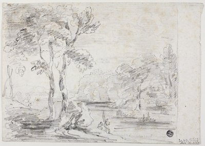 阿卡狄亚景观，1805年 作者 乔治·豪兰·博蒙特