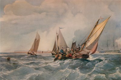 钓鱼重击，1835年 作者 乔治·海德·钱伯斯