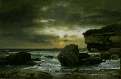 一名海军陆战队员，约1874年75。 作者 乔治·英尼斯