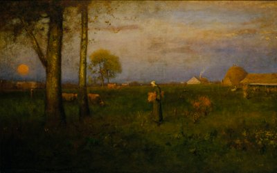 日落，1884年。 作者 乔治·英尼斯