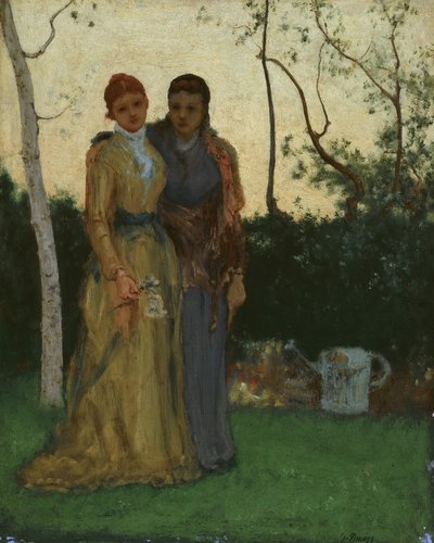 姐妹们，1882年。 作者 乔治·英尼斯