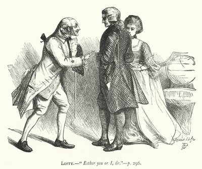 Illustration for The Good-Natured Man (engraving) 作者 乔治·约翰·平威尔