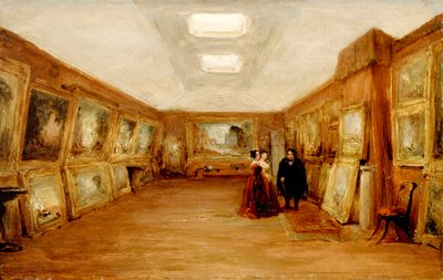 透纳画廊的内部：艺术家展示他的作品，1851年后 作者 George Jones