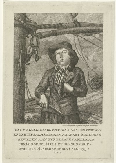 阿尔伯特-约翰-库恩斯肖像 作者 乔治·科克斯