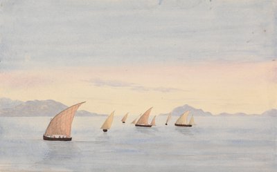 西班牙塔里法角和非洲蒙斯阿比拉 作者 乔治·洛锡安厅