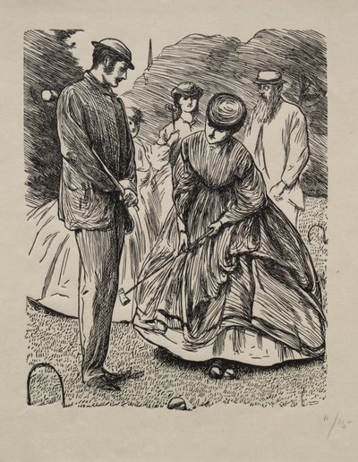 《如何不玩游戏》，1865年。 作者 乔治·路易斯·帕尔梅拉·布森·布莫里耶