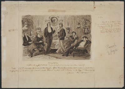 Nincompoopiana，打孔插图，c。 1879年。 作者 乔治·路易斯·帕尔梅拉·布森·布莫里耶