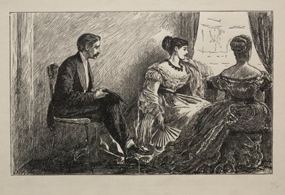 白色山茶花，1868年。 作者 乔治·路易斯·帕尔梅拉·布森·布莫里耶