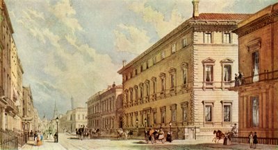 伦敦Pall Mall的改革俱乐部》，1837年，1947年。   作者 乔治摩尔