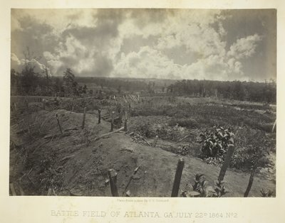 乔治亚州亚特兰大的战场，第2号，1864年7月22日。 作者 乔治·N·巴纳德