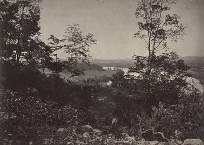 从瞭望山看查塔努加山谷，1860年代。 作者 乔治·N·巴纳德